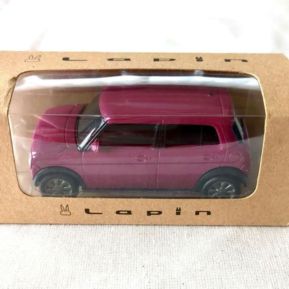 スズキ　Lapan　赤紫のSUVスタイル ミニカー[非売品]