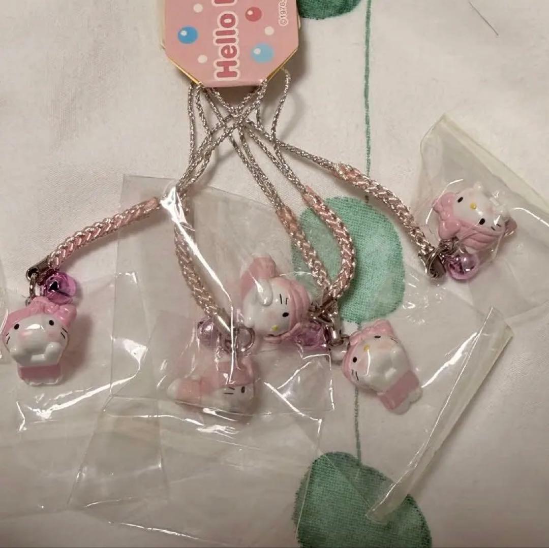 【新品未開封】ハローキティ バスタイム お風呂 根付 ストラップ 10点セット