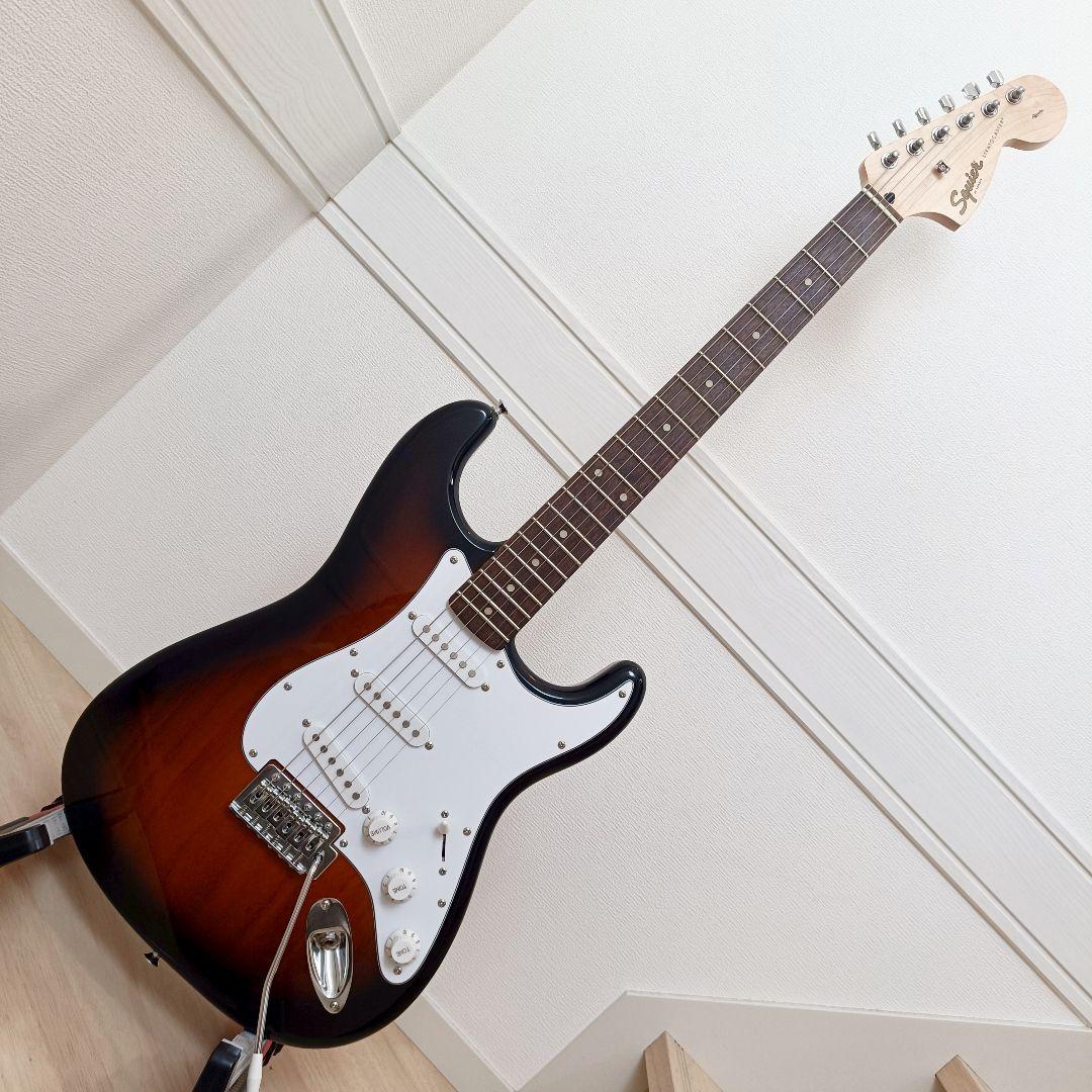 メンテ済｜Squier ストラトキャスター　サンバースト エレキギター