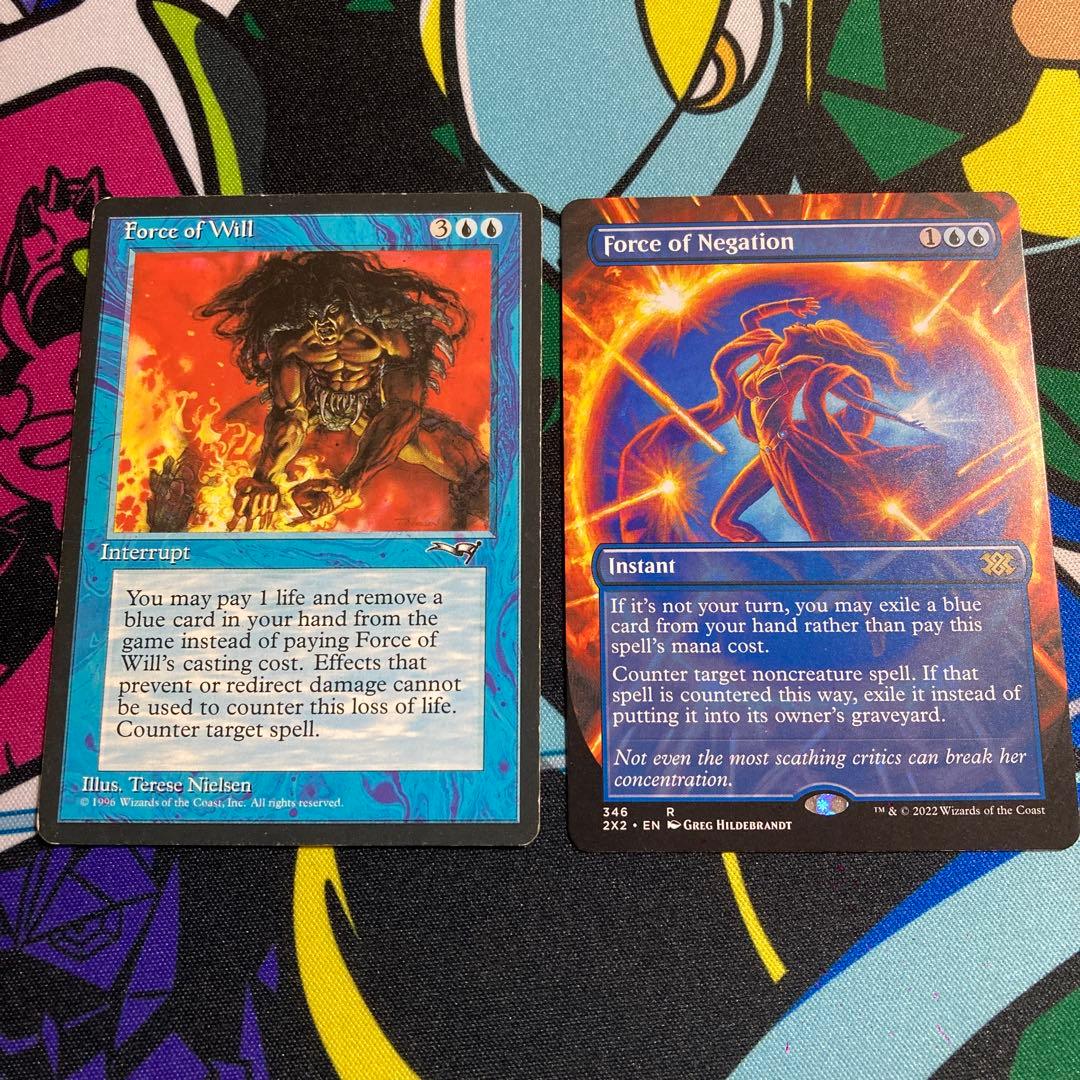 意志の力、否定の力　セット　MTG 英語版