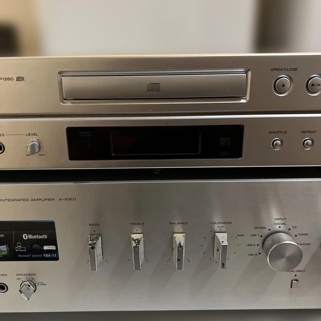YAMAHA ヤマハ プリメインアンプ / A-S301/CDプレイヤーセット