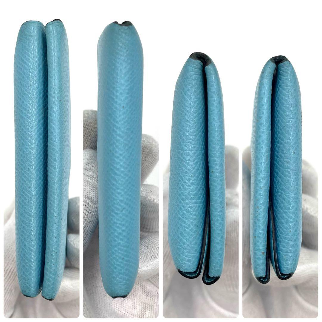 HERMES エルメス カルヴィデュオ ブルー エプソン