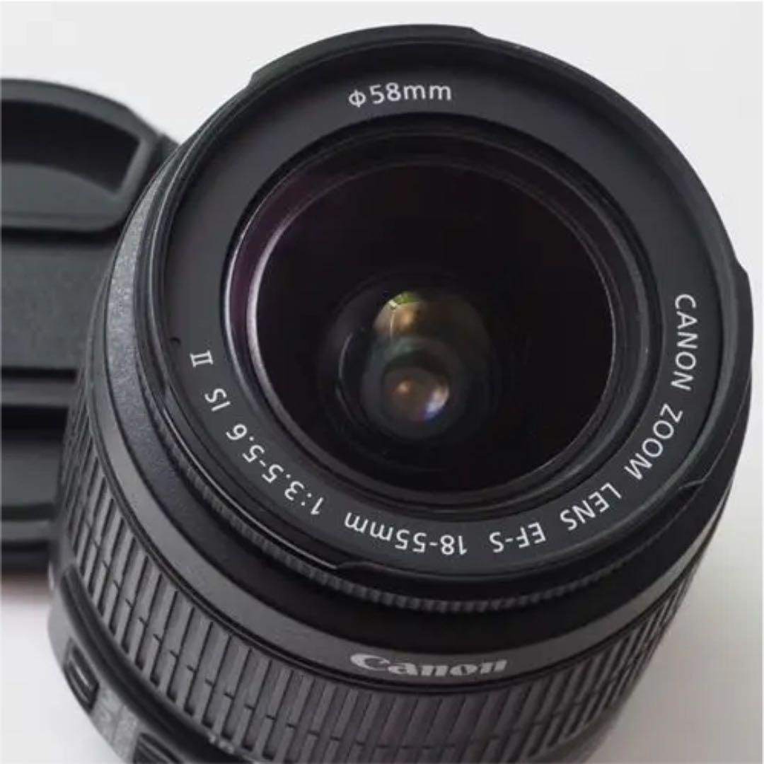 【美品】キヤノンEF-S18-55mmISⅡ標準ズームレンズ⭐️使いやすい⭐️