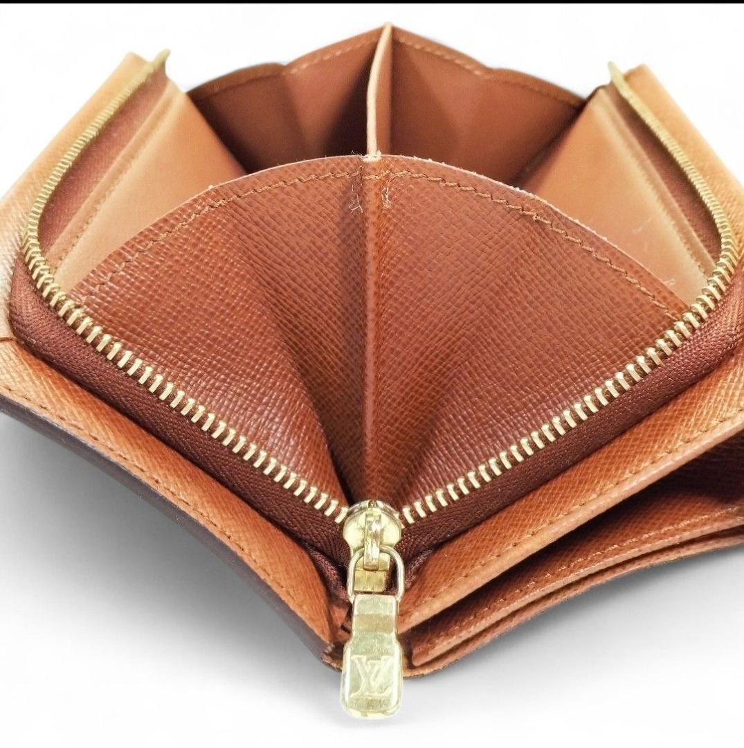 ☆外観美品☆ ルイヴィトン モノグラム トレゾール 二つ折り 財布 M61736