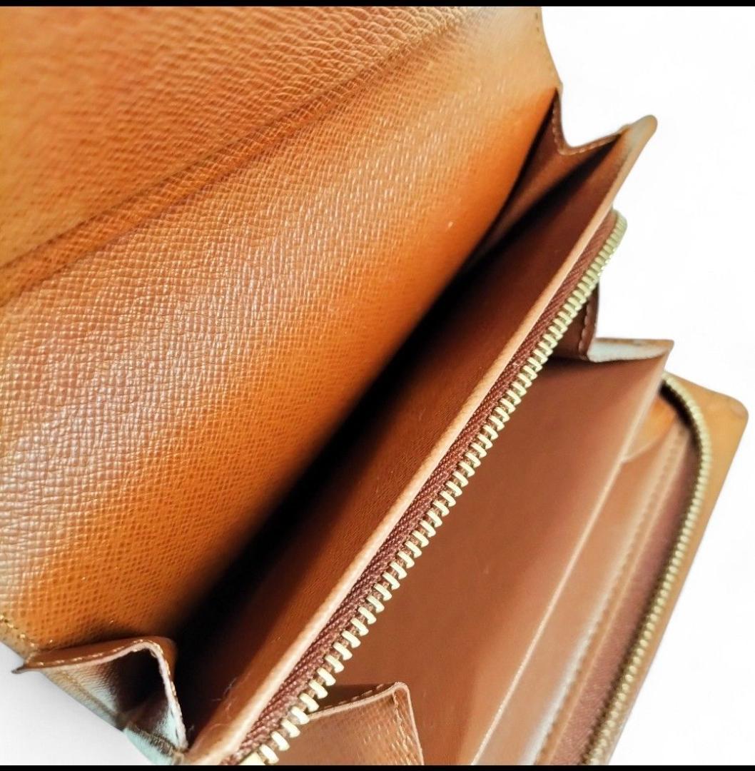 ☆外観美品☆ ルイヴィトン モノグラム トレゾール 二つ折り 財布 M61736