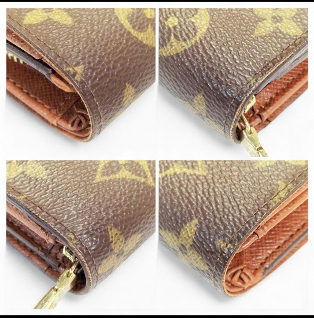 ☆外観美品☆ ルイヴィトン モノグラム トレゾール 二つ折り 財布 M61736