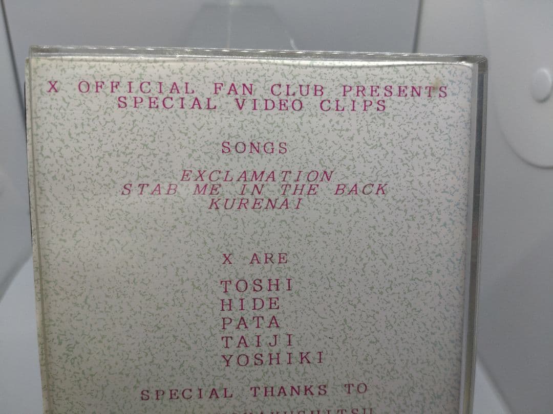 X JAPAN　　Xclamation　ステッカー　エックス　VHS