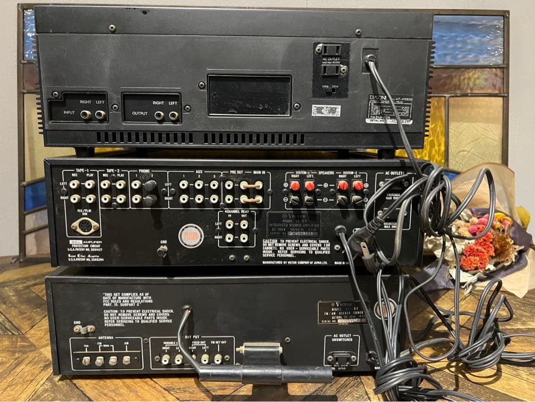 ビクターステレオ プリメインアンプJA-S5 JT-V7 DS-251 ジャンク