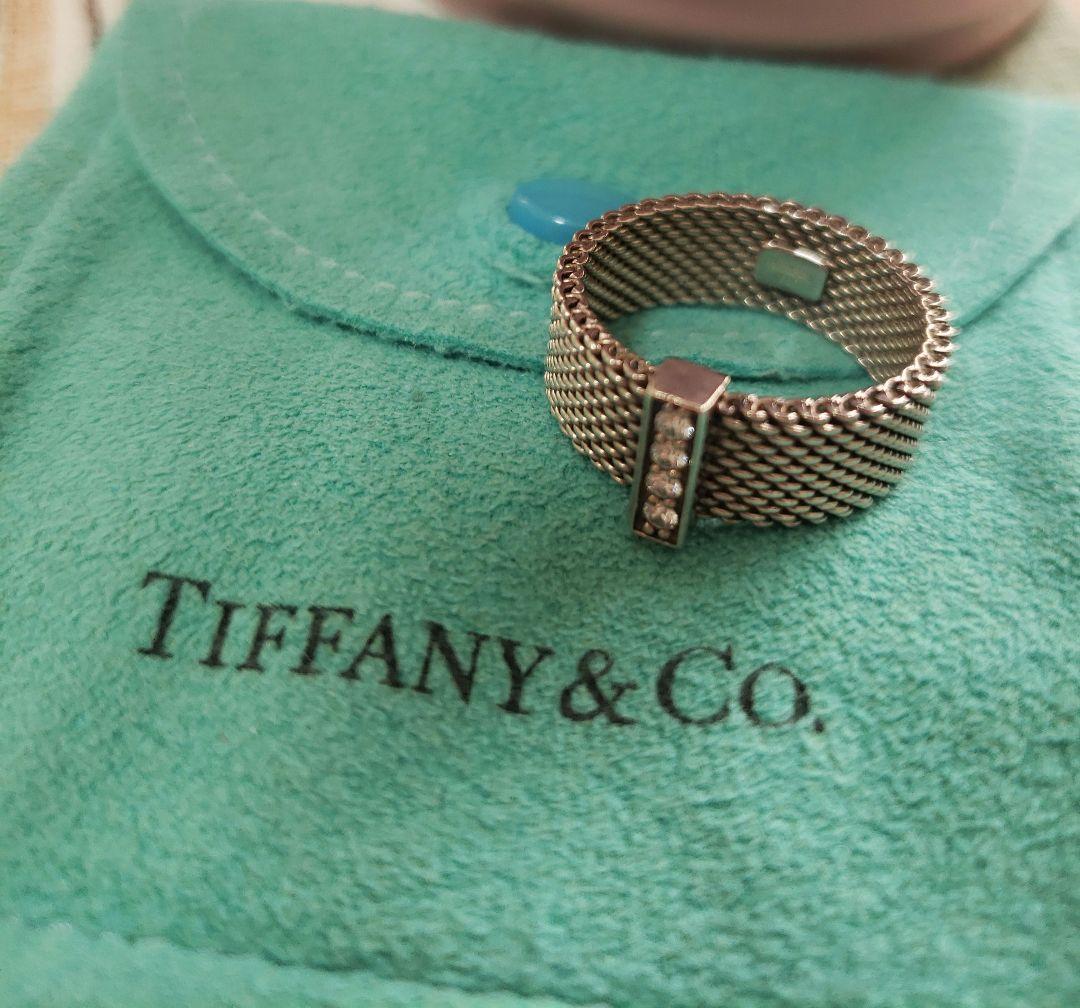 ティファニー リング サマセット 4PD シルバー925 ダイヤモンド