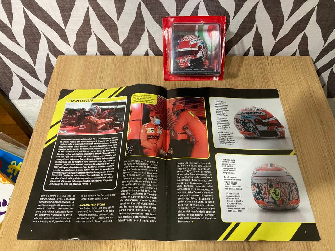 日本未発売　ビッグスケールF1コレクション　ルクレール　ヘルメット　2021年