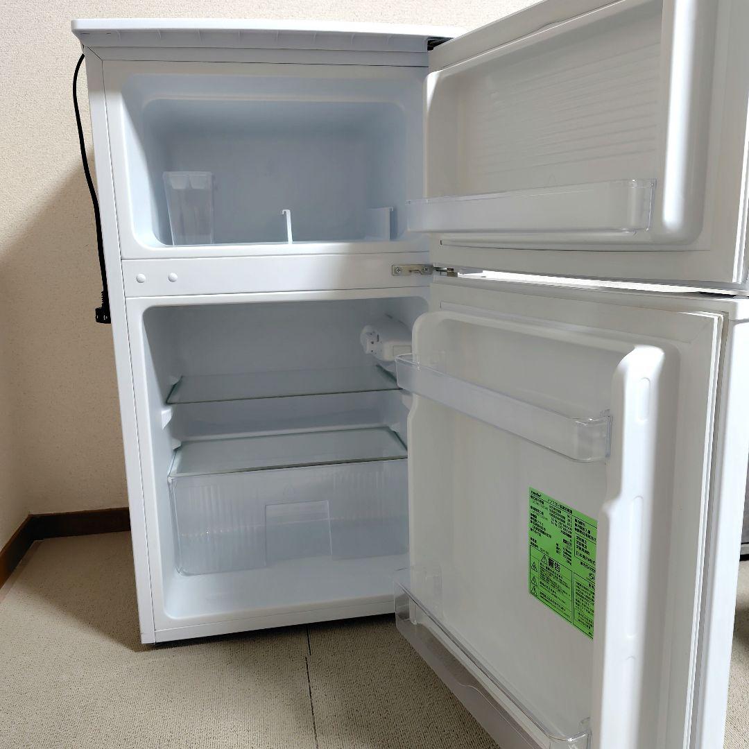 COMFEE' 冷蔵庫 90L 2ドア 右開き ホワイト RCT90WH/E