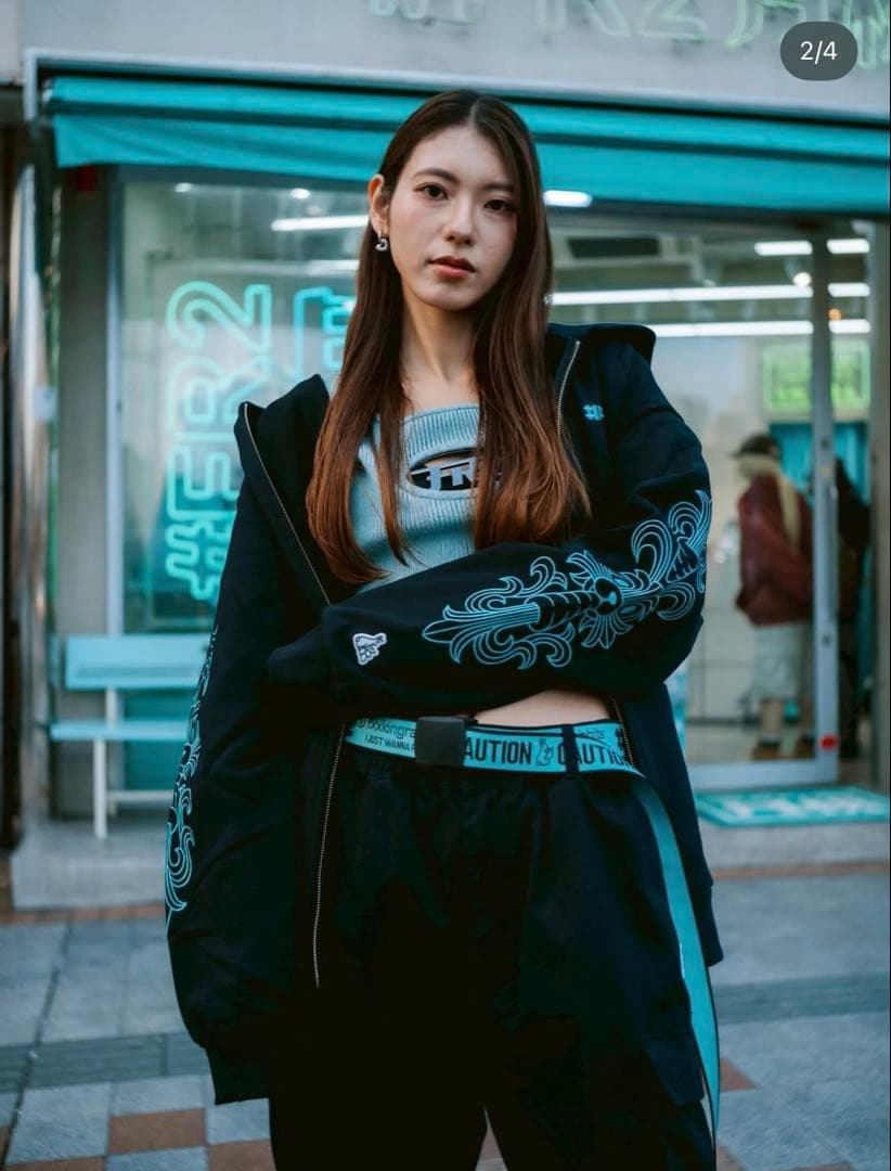 FR2月桃 fr2月桃 パーカー クロム柄 新品未使用未開封品 値段交渉あり