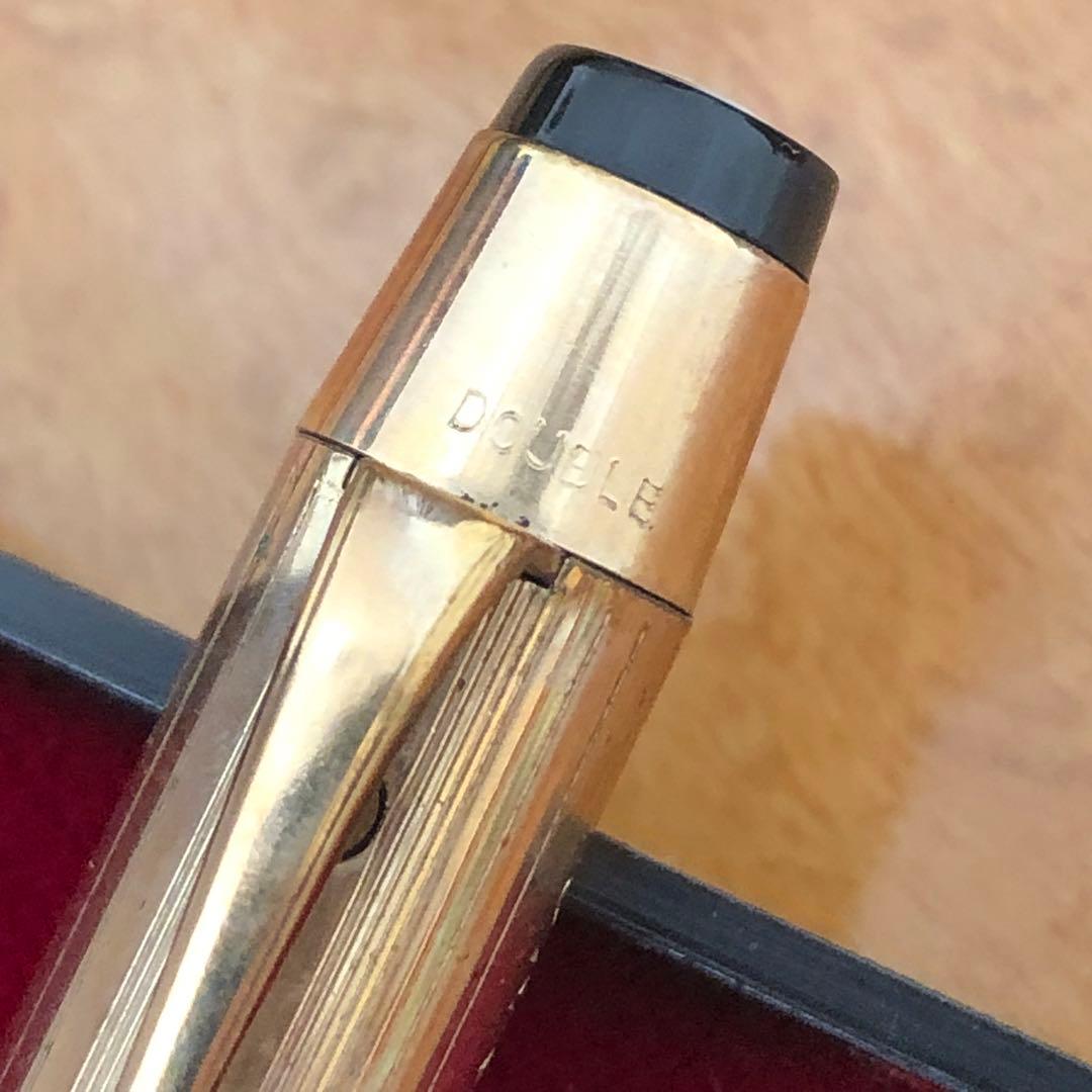 《希少品》　MONTBLANCボールペン《ゴールド　4色》Double