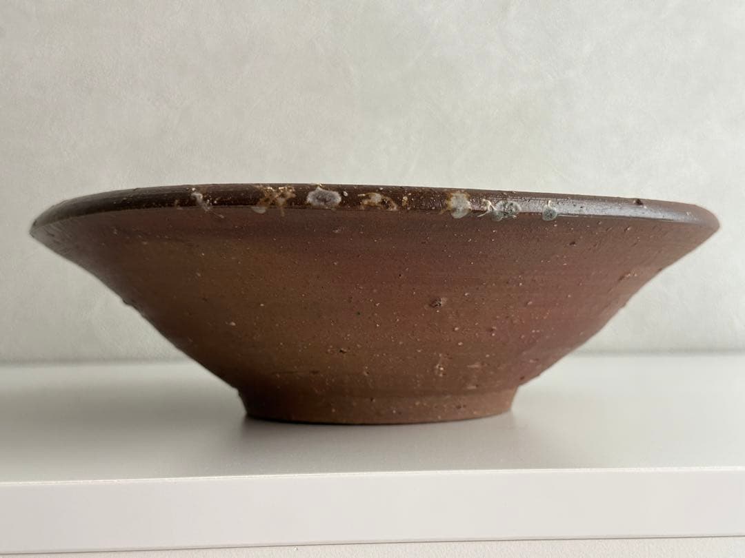 伊勢崎満 備前 皿 八寸皿 共箱