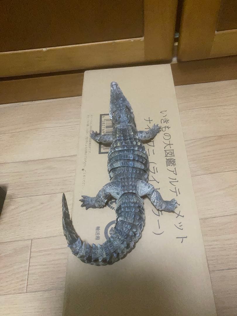 ナイルワニ　いきもの大図鑑　バンダイ　ガチャ　フィギュア