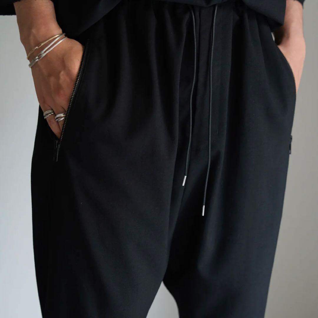 【キリム様】PRY シュウト サルエルジップパンツ ブラック サイズ0