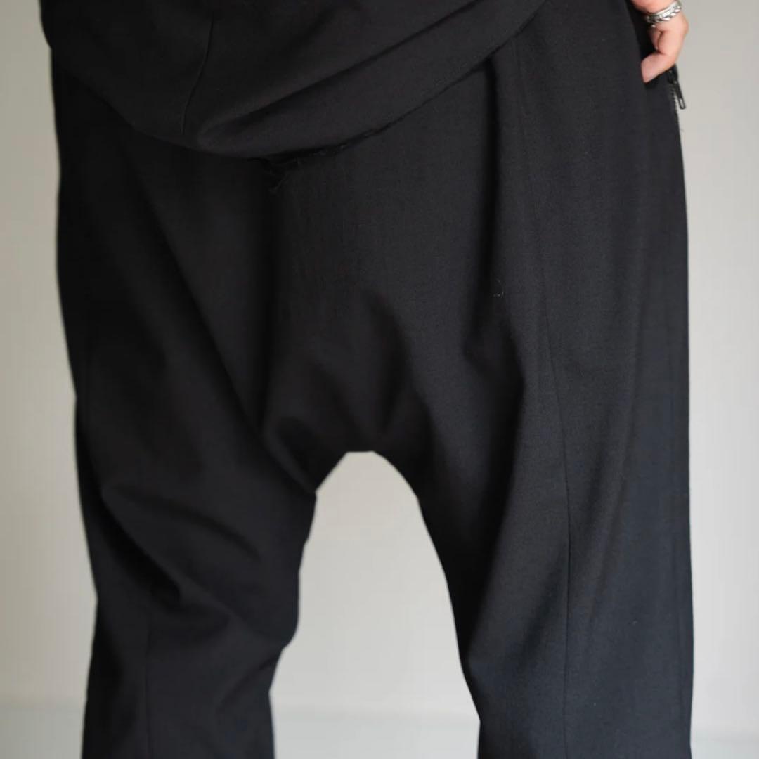 【キリム様】PRY シュウト サルエルジップパンツ ブラック サイズ0
