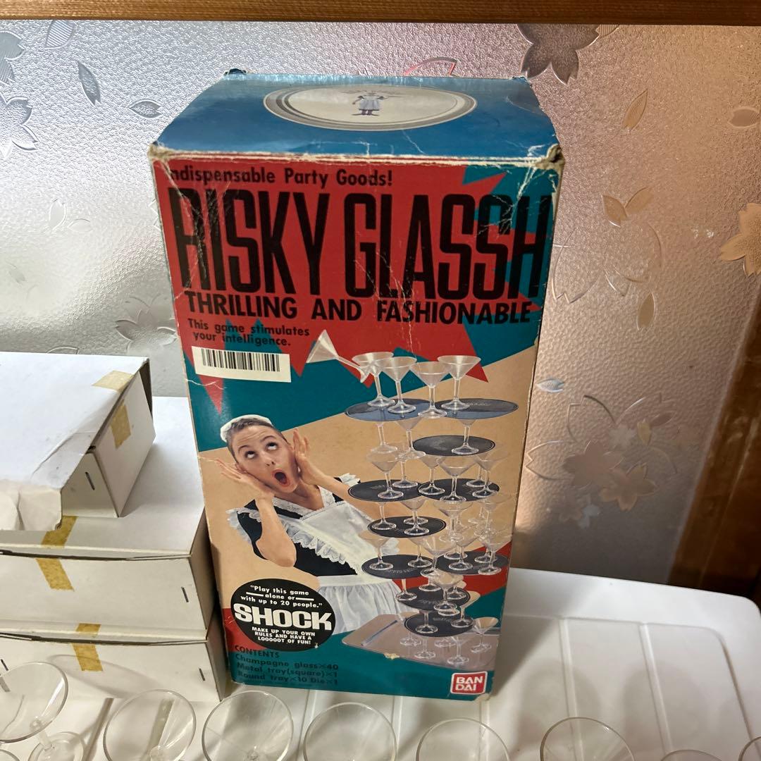 激レアRISKY GLASSHリスキーグラッシュ レトロゲーム パーティーグッズ