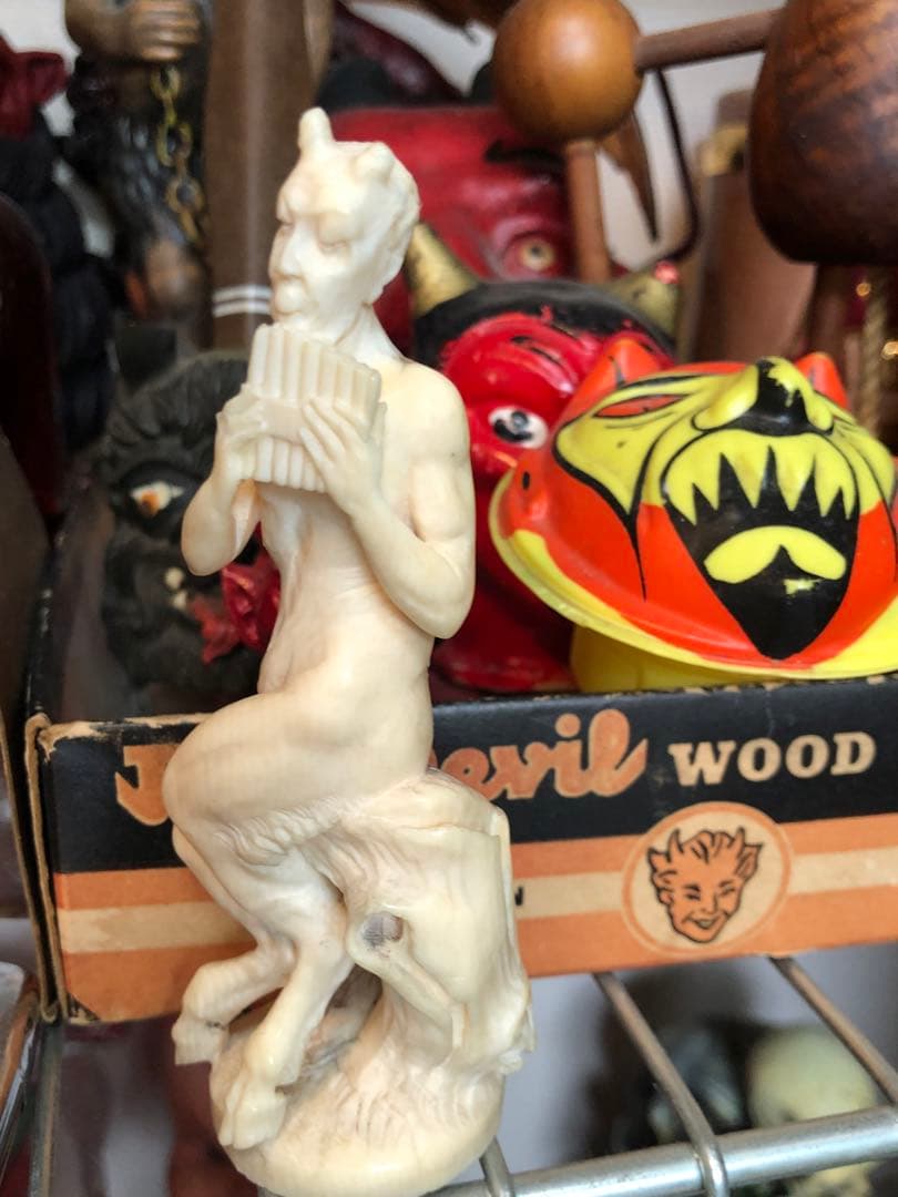 アンティーク　デビル 悪魔　インダストリアル　ビンテージ　ミッドセンチュリー