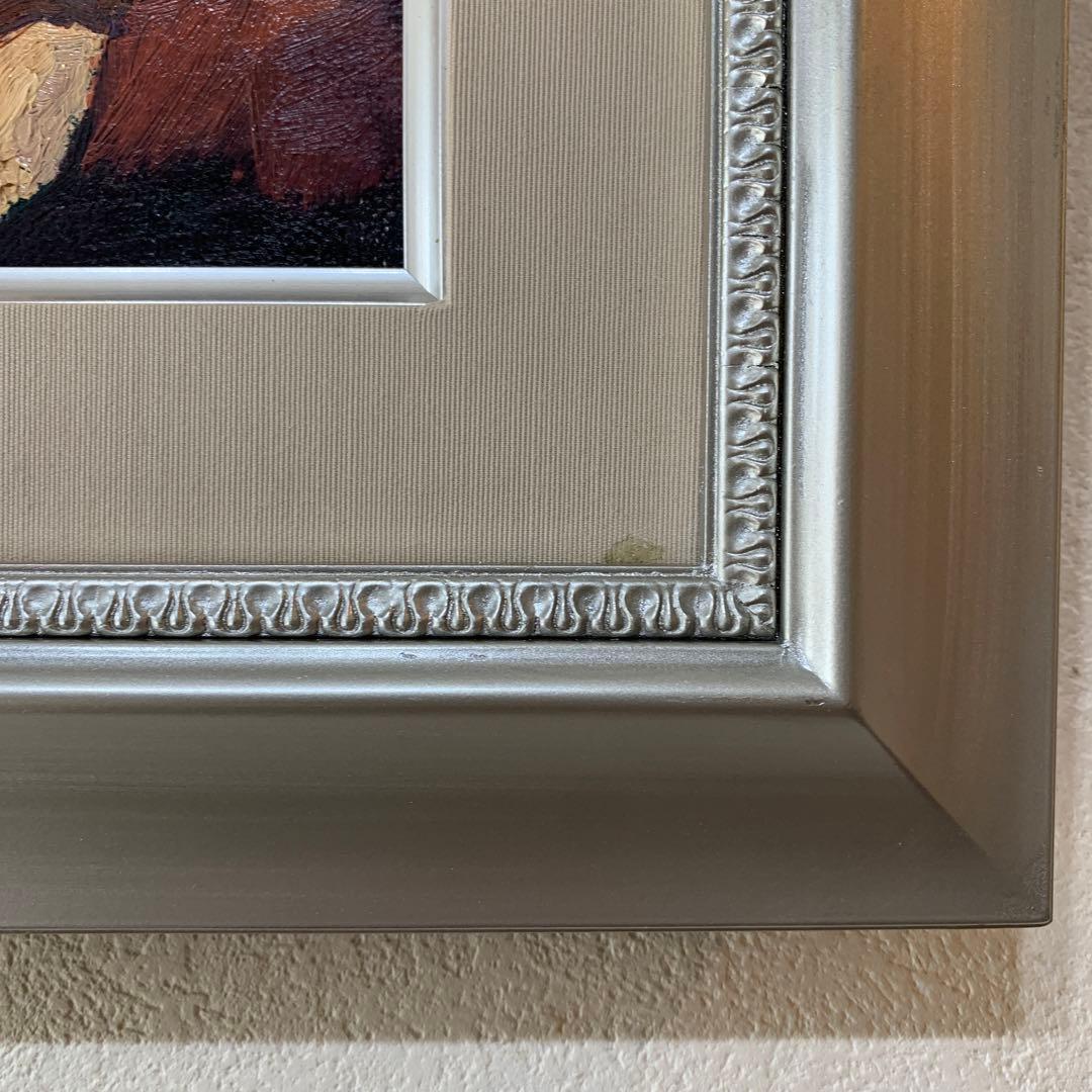 絵画　油彩肉筆画　真作　姫野陸郎『バラ』F0 1988年作