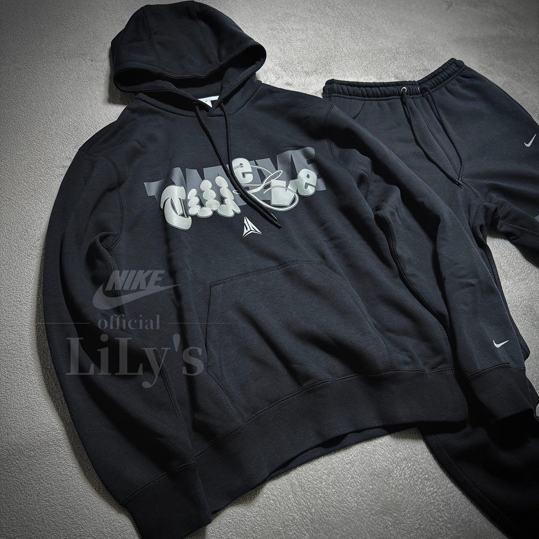 【Ｌサイズ】NIKE上下セットアップ　定価21,110円　黒パーカースウェット