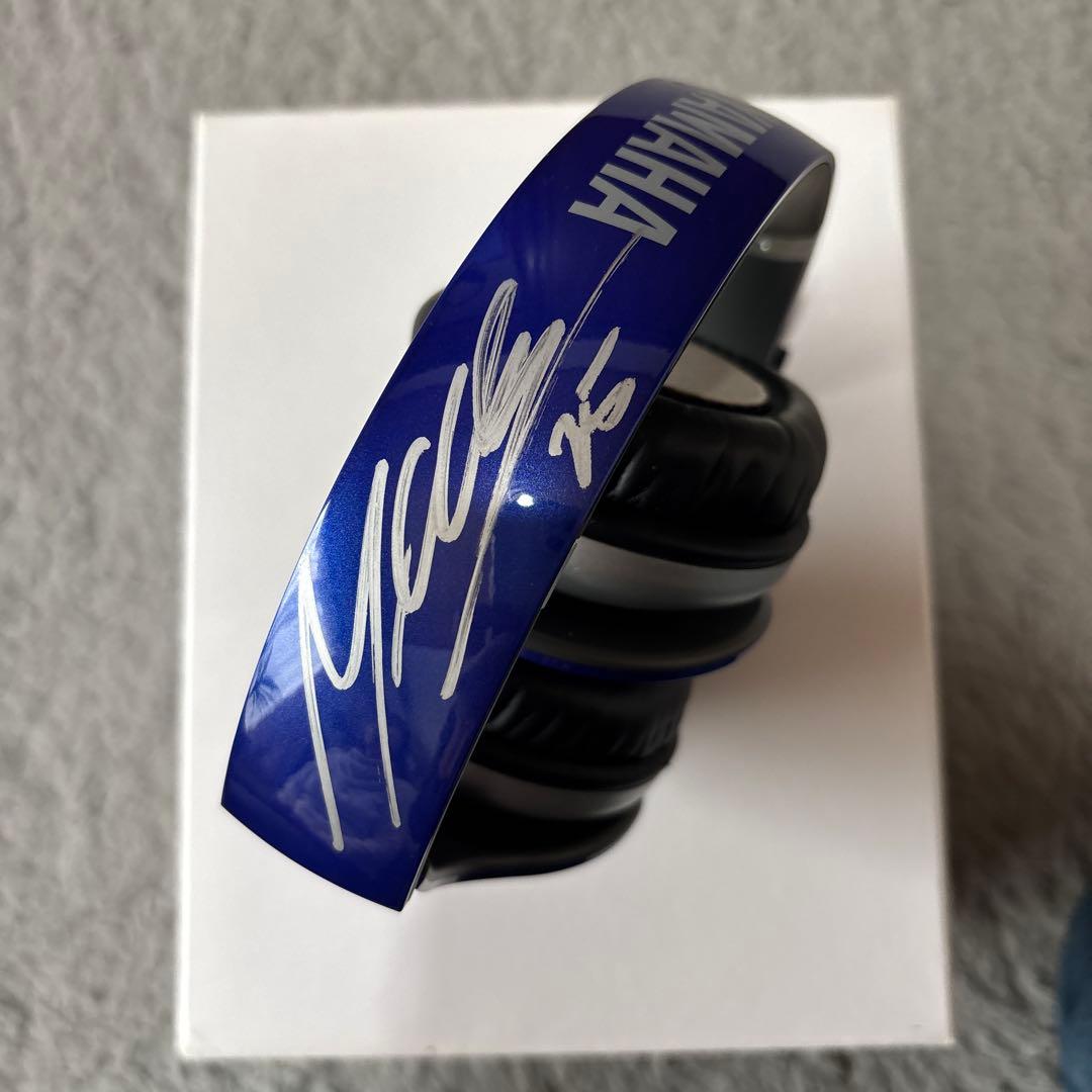 YAMAHA HPH-PRO500 BLUE ヘッドホン Vロッシ　サイン入り