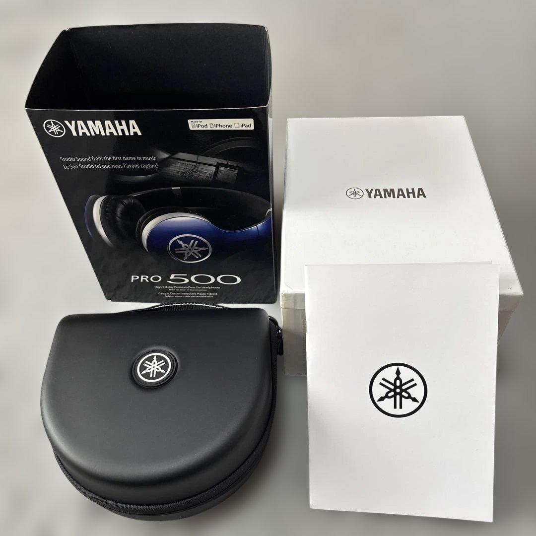 YAMAHA HPH-PRO500 BLUE ヘッドホン Vロッシ　サイン入り