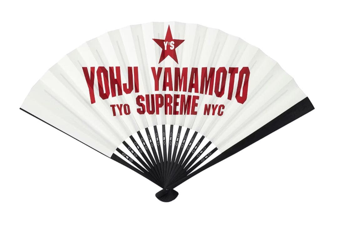 値下げ‼️Supreme ×Yohji Yamamoto コラボ扇子　新品未使用