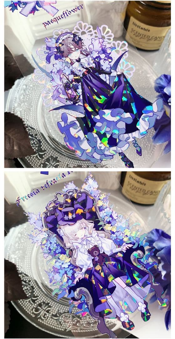 J461＃flower2(贝壳光)新七天切り売り海外人物マステ女の子