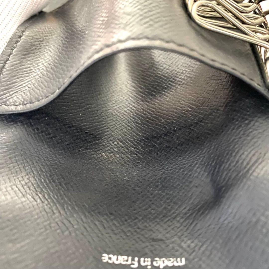 ルイ ヴィトン◎ミュルティクレ6 ダミエ グラフィット キーケース ブラック 黒