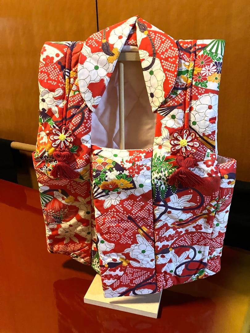 御京雛①平安春峰作　雛人形　三段飾り　お雛様　京都西陣織り　ひな人形3段　桜刺繍