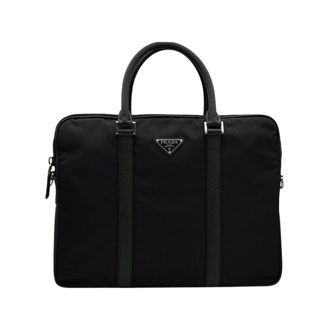 【近年モデル・極美品】プラダ 2VE871 ビジネスバッグ ブリーフケース 黒