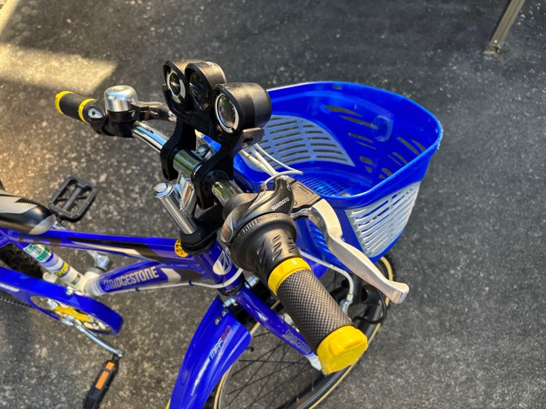 ブリヂストン　キッズ　自転車　20インチ　クロスファイアージュニア　青