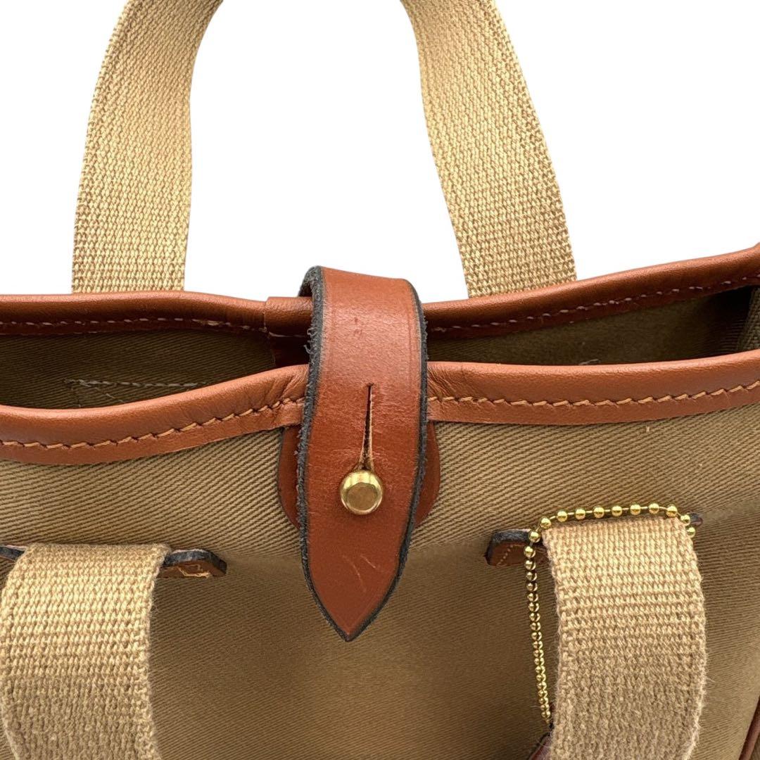 美品 Brady ブレディ BECK ベック ミニトート バッグ カーキ 英国製