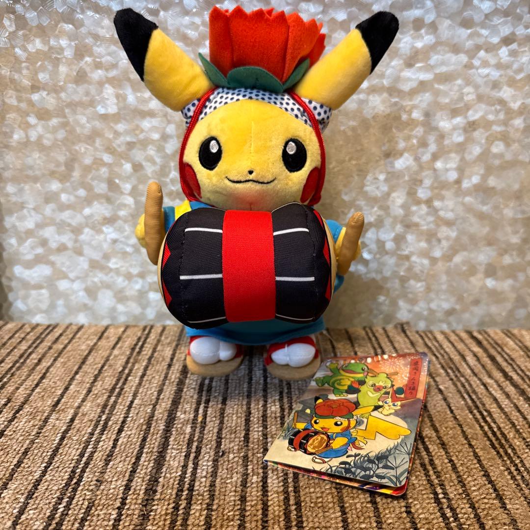 ポケモンセンタートウホク お祭り ピカチュウ ぬいぐるみ　6種①