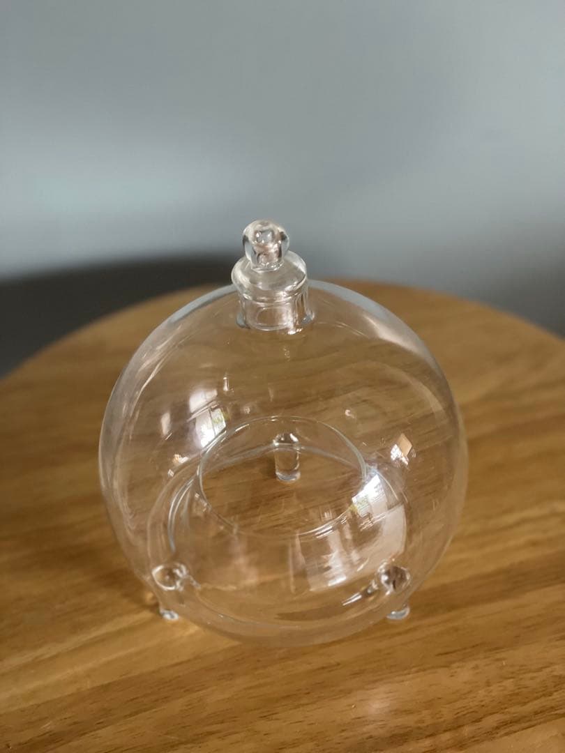 ガラス製コバエトリ ガラス工芸 昭和レトロ