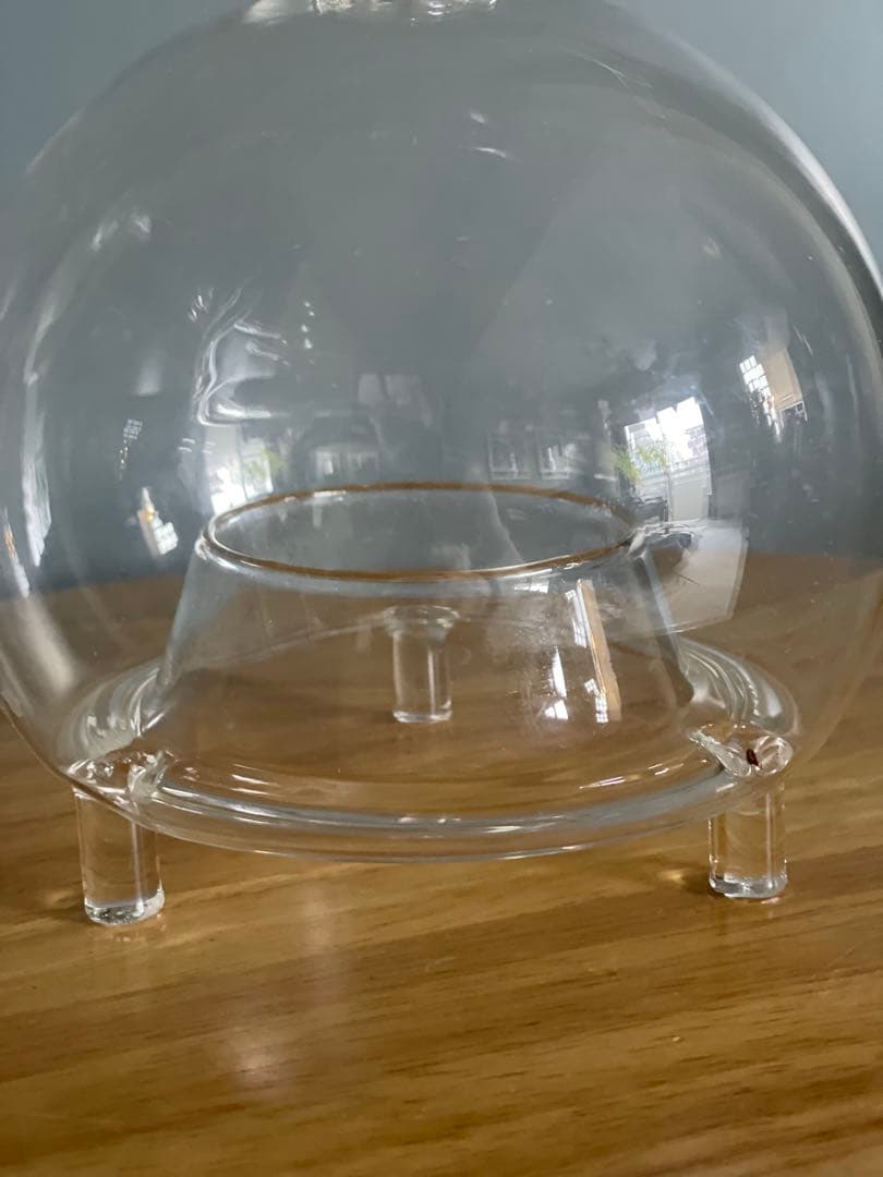 ガラス製コバエトリ ガラス工芸 昭和レトロ