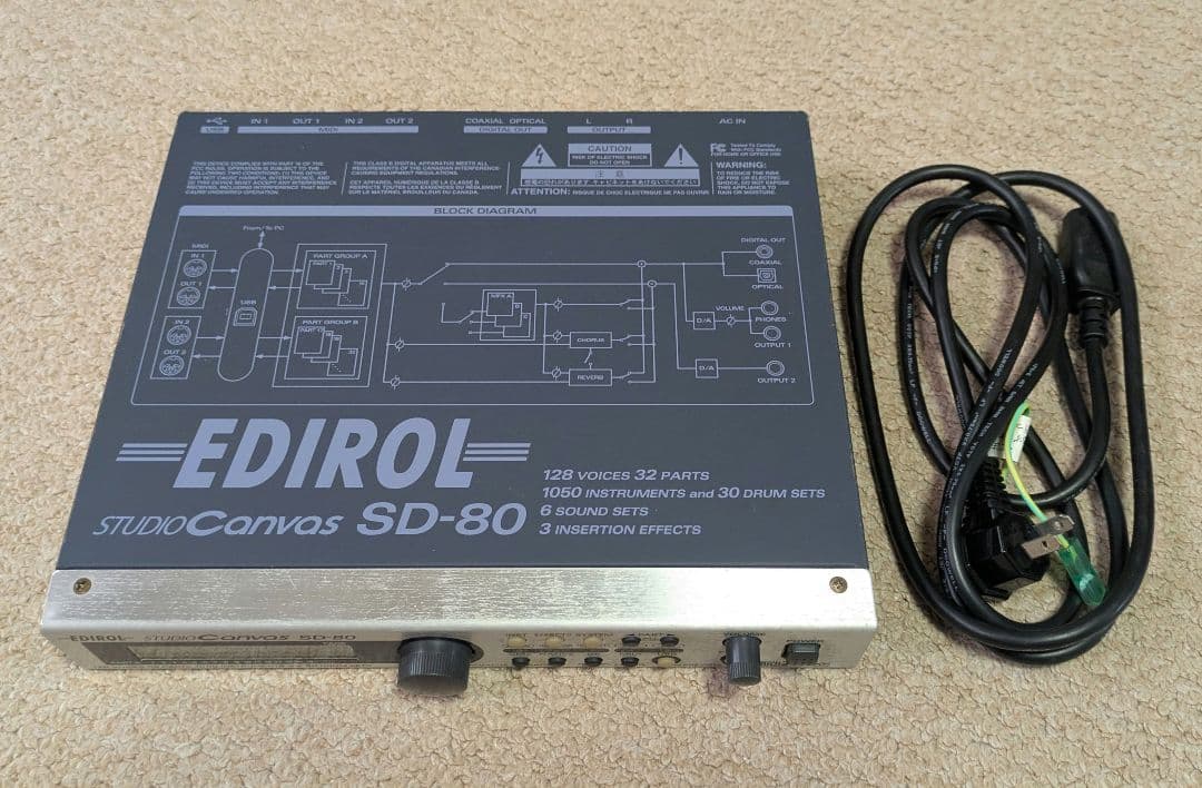 DTM・DAW Roland EDIROL STUDIO Canvas SD-80