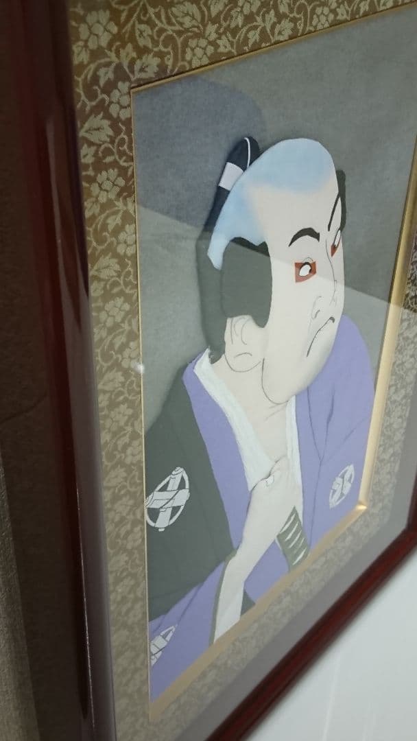 写楽 和紙押し絵