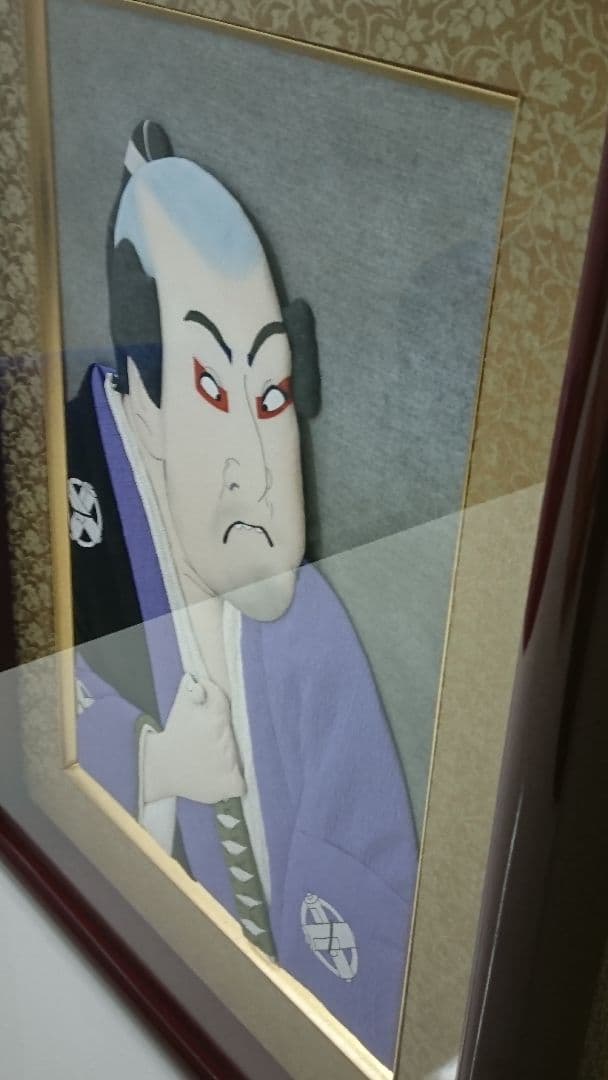 写楽 和紙押し絵