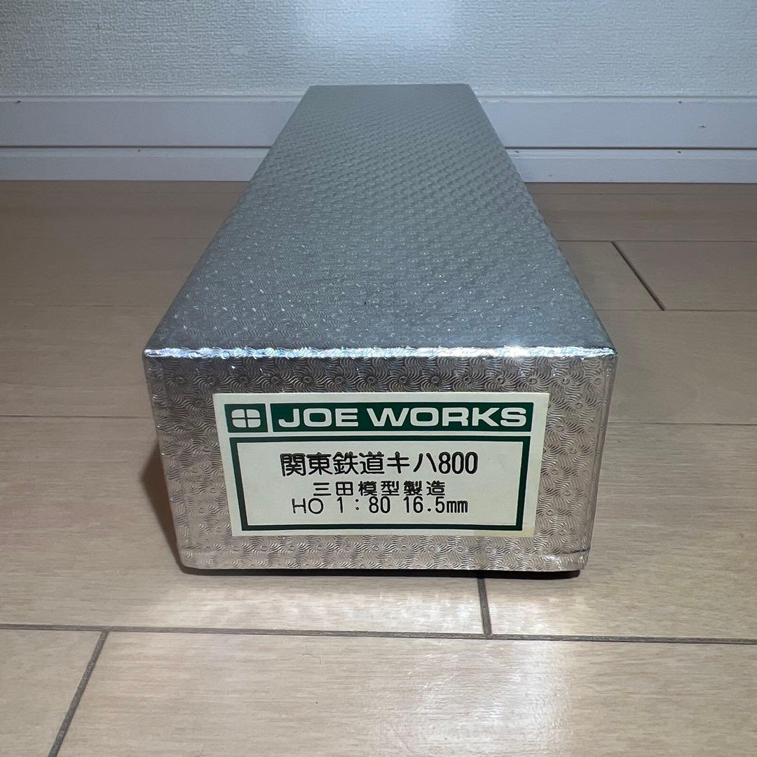 鉄道模型　HOゲージ　三田模型　関東鉄道キハ800　乗工社製キット組立て