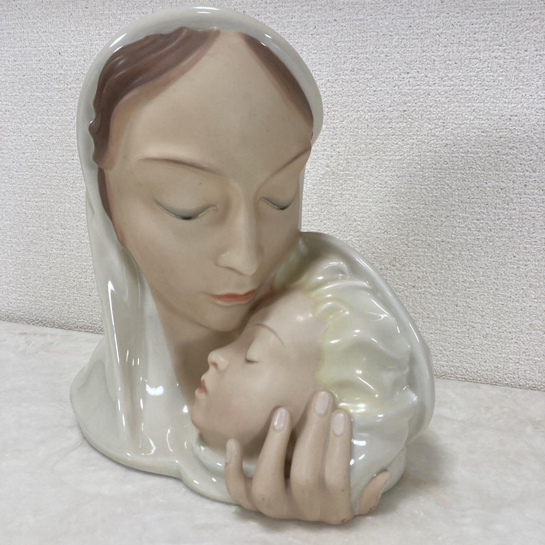 アンティーク　Pirkenhammer ピルケンハンマー　マドンナと子供　ドイツ