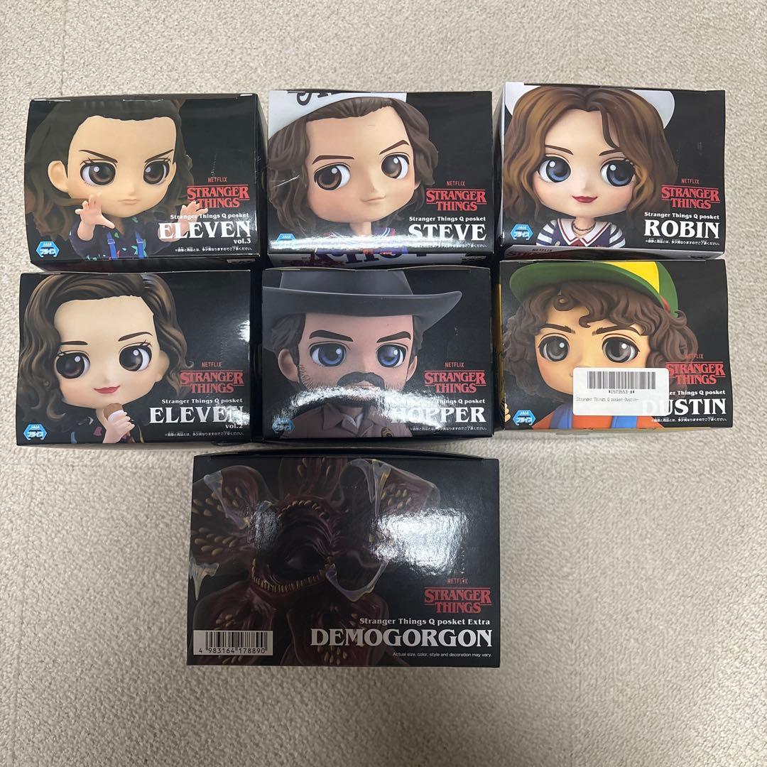 海外限定デモゴルゴン込　Stranger Things Q posket セット