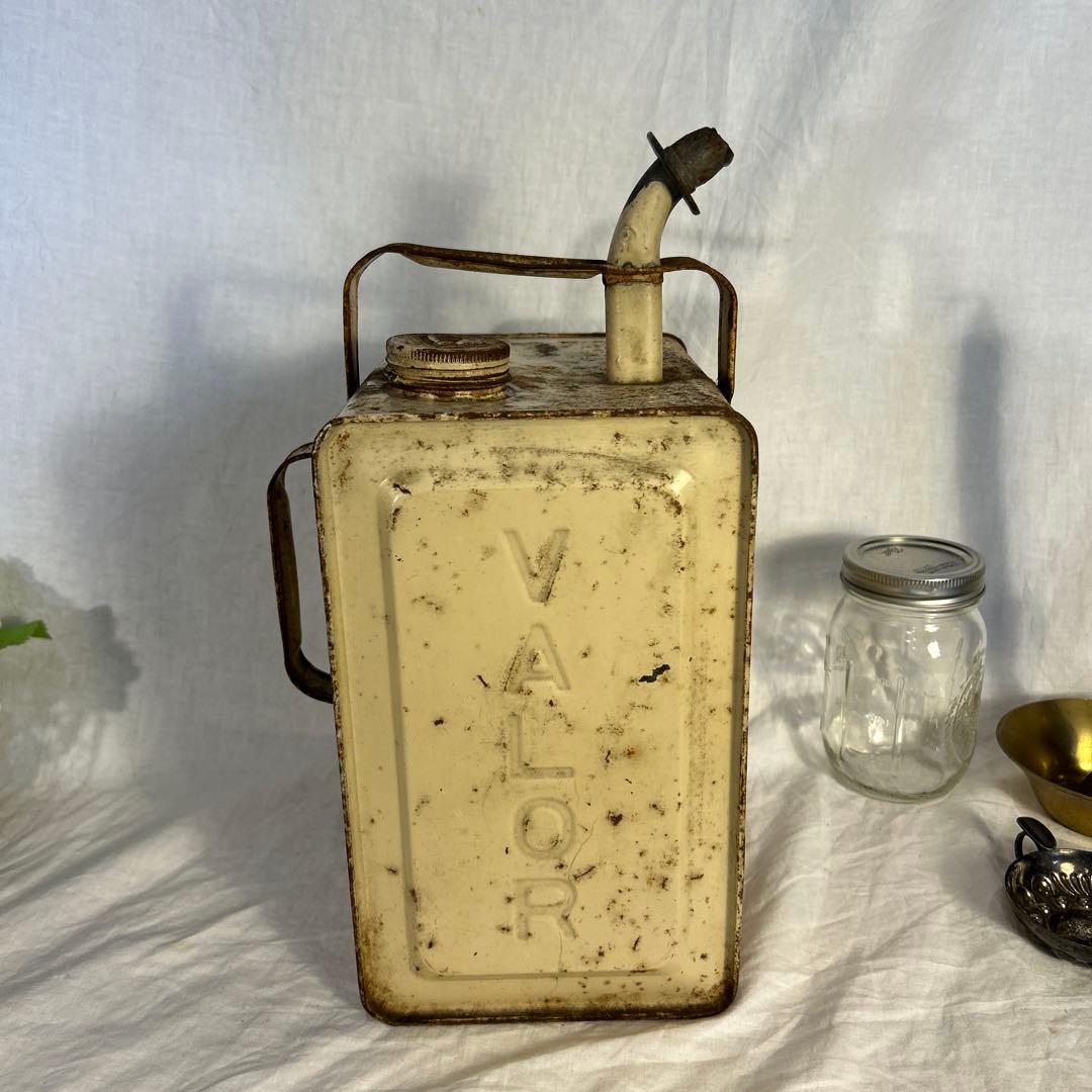 希少イギリスビィンテージvalor バーラー 注油缶携行缶 灯油缶 ブリキ缶