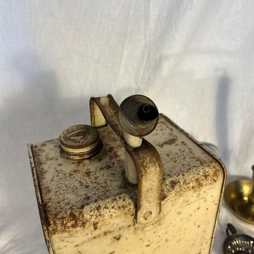 希少イギリスビィンテージvalor バーラー 注油缶携行缶 灯油缶 ブリキ缶