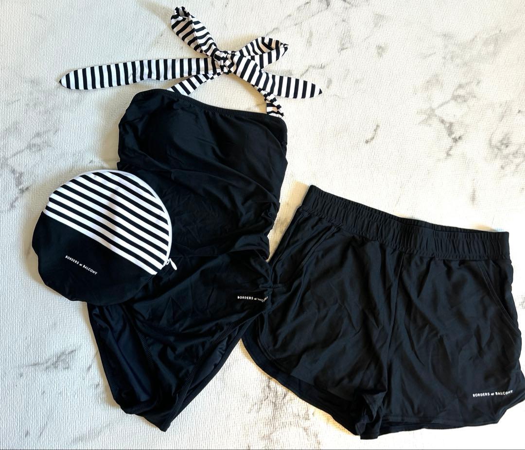 ボーダーズアットバルコニー水着　HALTERNECK SWIMSUIT L