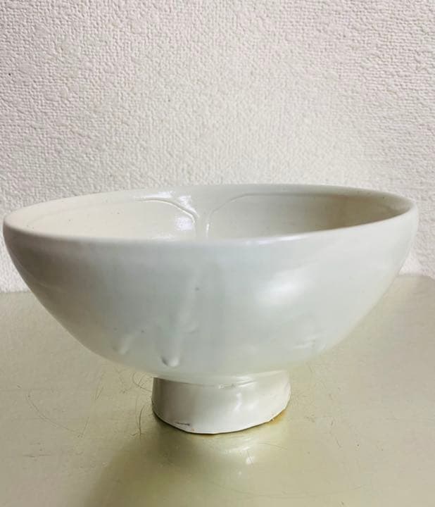 森岡由利子　白磁茶碗　抹茶碗　茶道　小田原菜の花にて購入