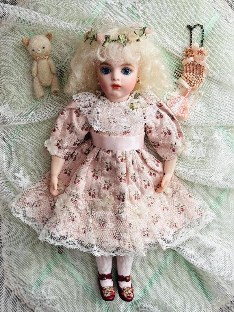 ✨期間限定✨28cmブリュセット　ミレットサイズ　ビスクドール　リプロ