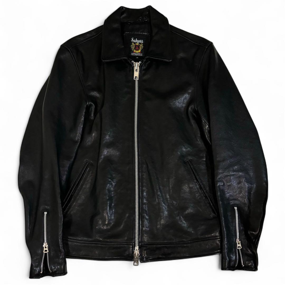 Schott / シングルブレスト ライダースジャケット