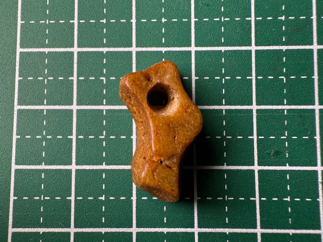 チベットアンティーク　カパーラ　骨片　呪物